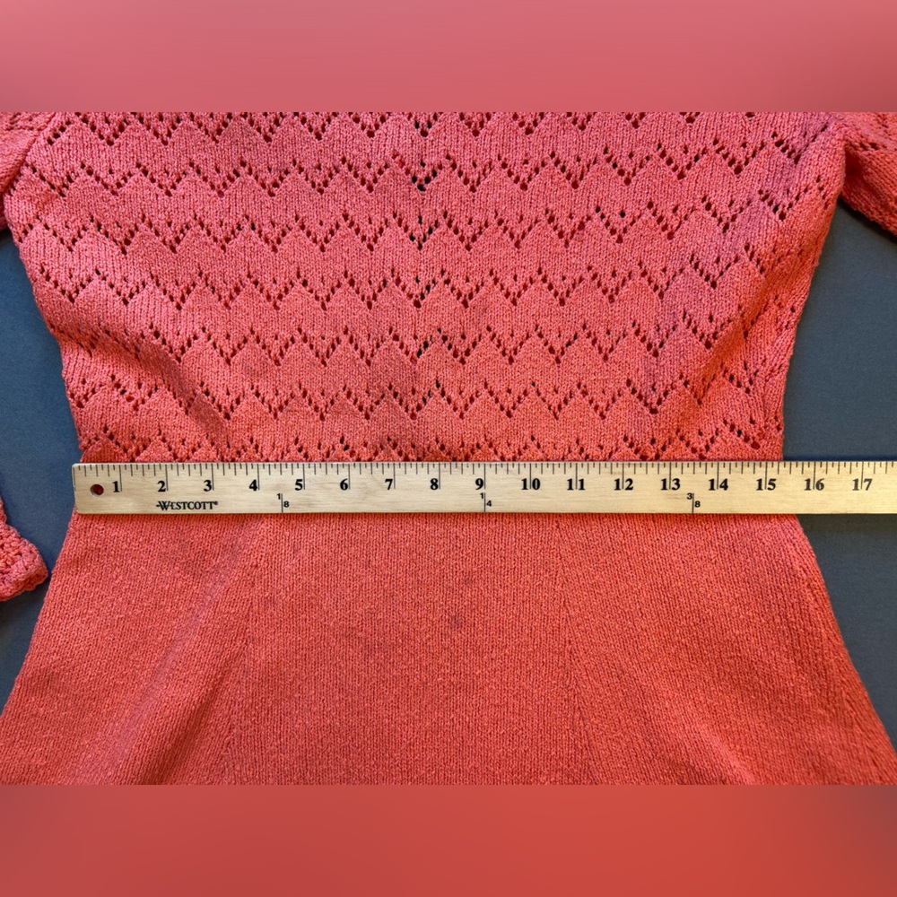 Vintage Picardo Knits Maxi Dress 2 pieces long sleeve jacket + sleeveless dress - Picture 14 of 16